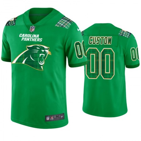 Tröjor Carolina Panthers Custom Kelly gröna St. Patricks Day - Män Tröjor Carolina Panthers Custom Kelly gröna St. Patricks Day - Män